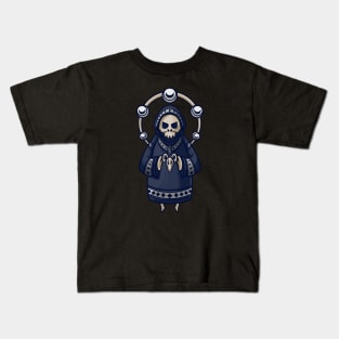 halloween skull cult Kids T-Shirt